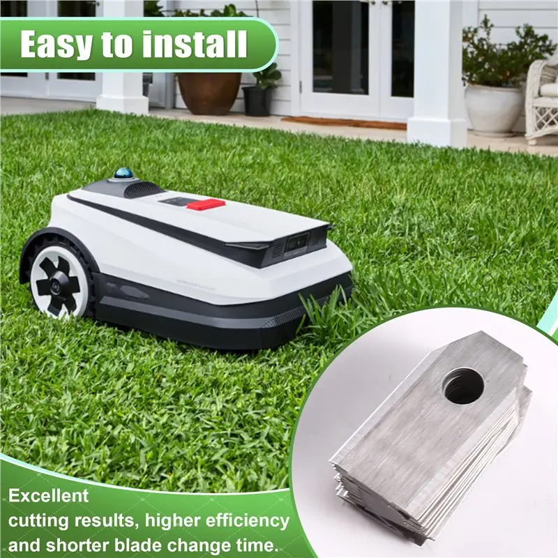 YANA50I For ECOVACS GOAT Robotic Lawn Mower Replacement Blades 54PCS With Screws Included