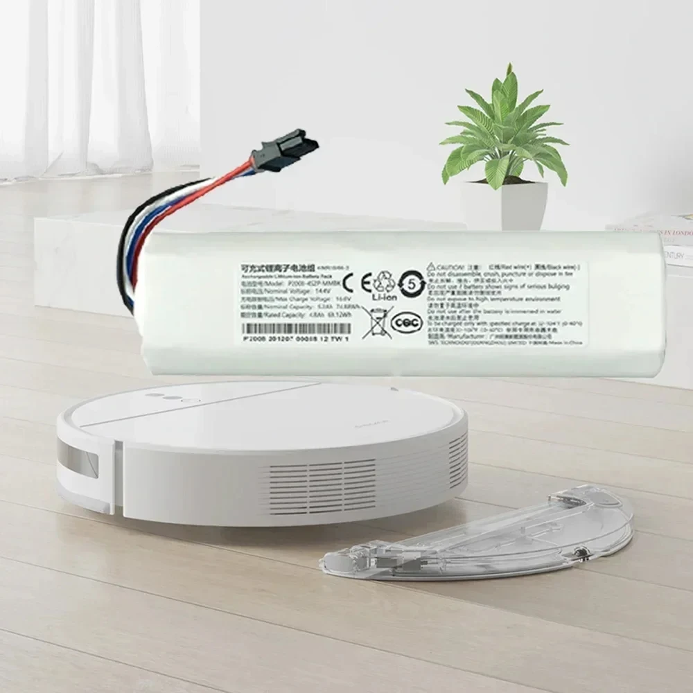 Para Dreame Robot aspirador fregona D9 F9 L10 L10 Pro 5200mAh batería de iones de litio 4INR19/66-2