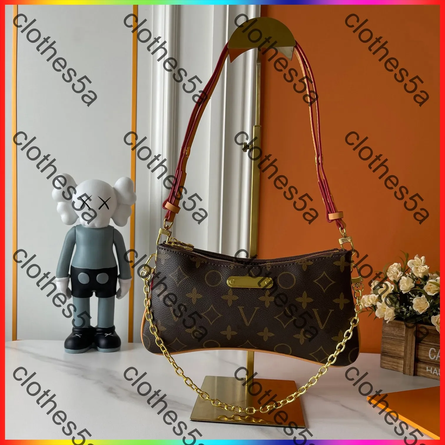 

New Designer Evening Bag Liv pochette Shoulder Bag Women's Leather Easy Pouch On Strap Bag Denim Crossbody Bags Luxury Wallet Ol