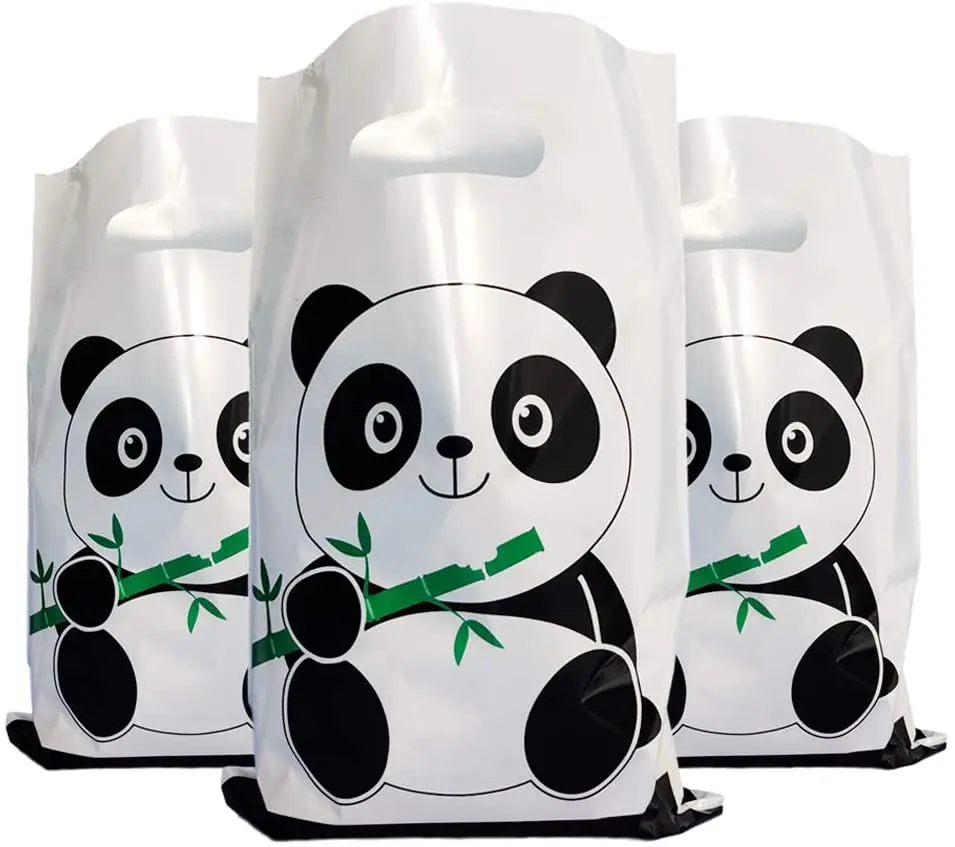 Panda Birthday Balloons Banner Cake Topper Baby Shower Party Decoration Kids Bamboo Animal Inflatable Panda Plates Cups for Kids