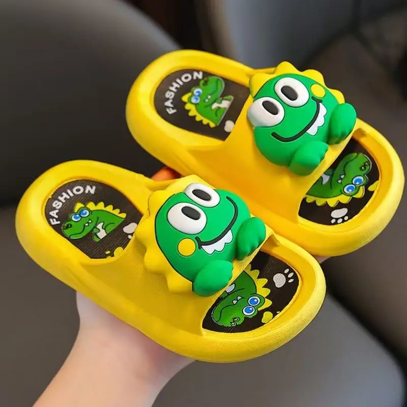 Summer Children's New Cartoon Slippers Boys Girls Soft Sole Non Slip Anti Odor Home Slipper Bathroom Slippers Outdoor Slippers