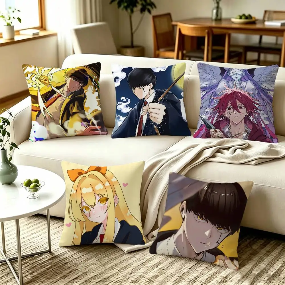 Mashle Magic and Muscles Anime  Home Sofa Cushion Covers and Aecorative Custom Pillow Covers