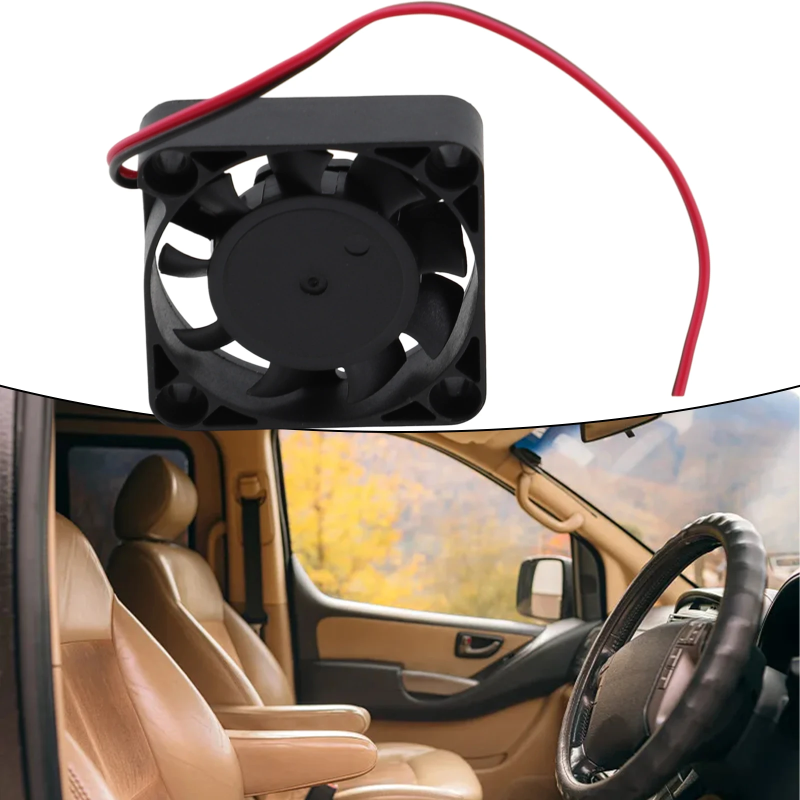 Car Radio Cooling Fan ABS+copper Wire About 60 Weight For An Multimedia Player Practical Brand New Accessories