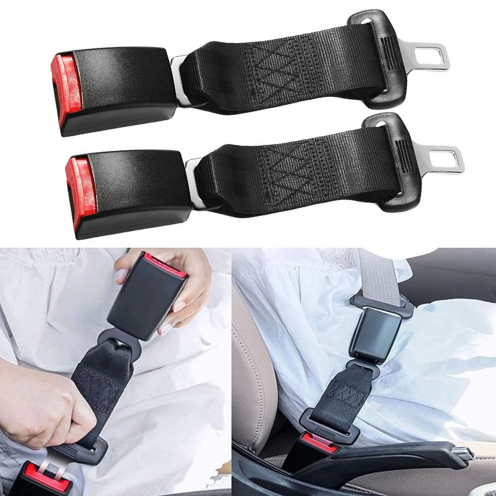 2 pz 23CM cintura di sicurezza estensione spina fibbia seggiolino auto cintura di sicurezza Extender Clip cintura di sicurezza Clip Extender spina