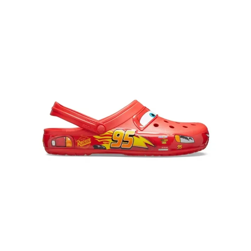 Disney Lightning McQueen outdoor Baotou casual flat sandals are hollow, breathable, non-stuffy, quick-drying and sweat-absorbent