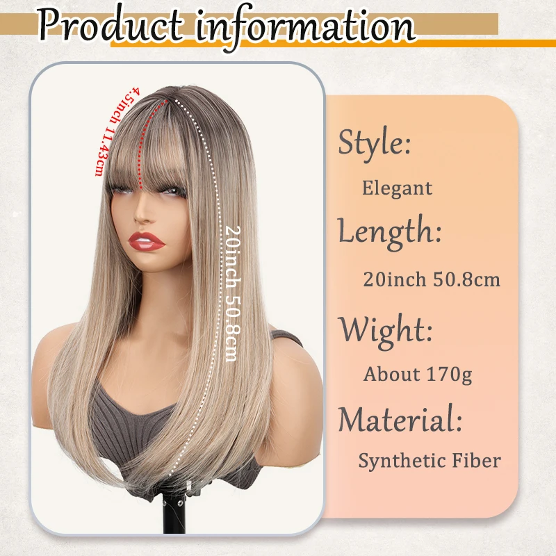 Synthetic Topper Hair Long Straight Invisible Hair Extension Loss Hairpiece Heat Resistant Fiber For Women Daily Styling