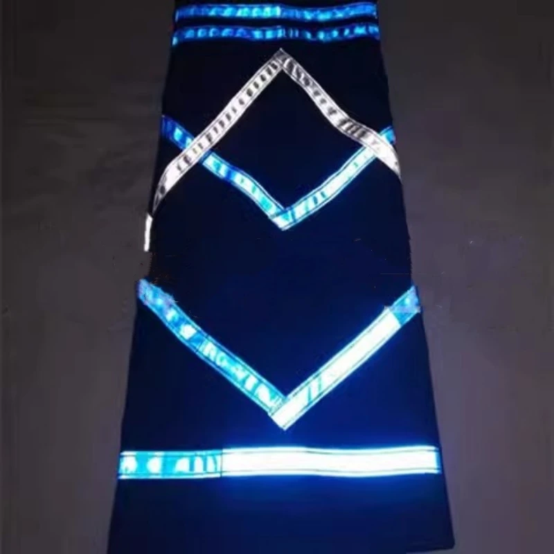 

Melbourne Shuffle Dance Pants Bell-bottoms/Straight-leg Reflective Ghost Step Dance Pants Luminous Pants Dancing Trousers