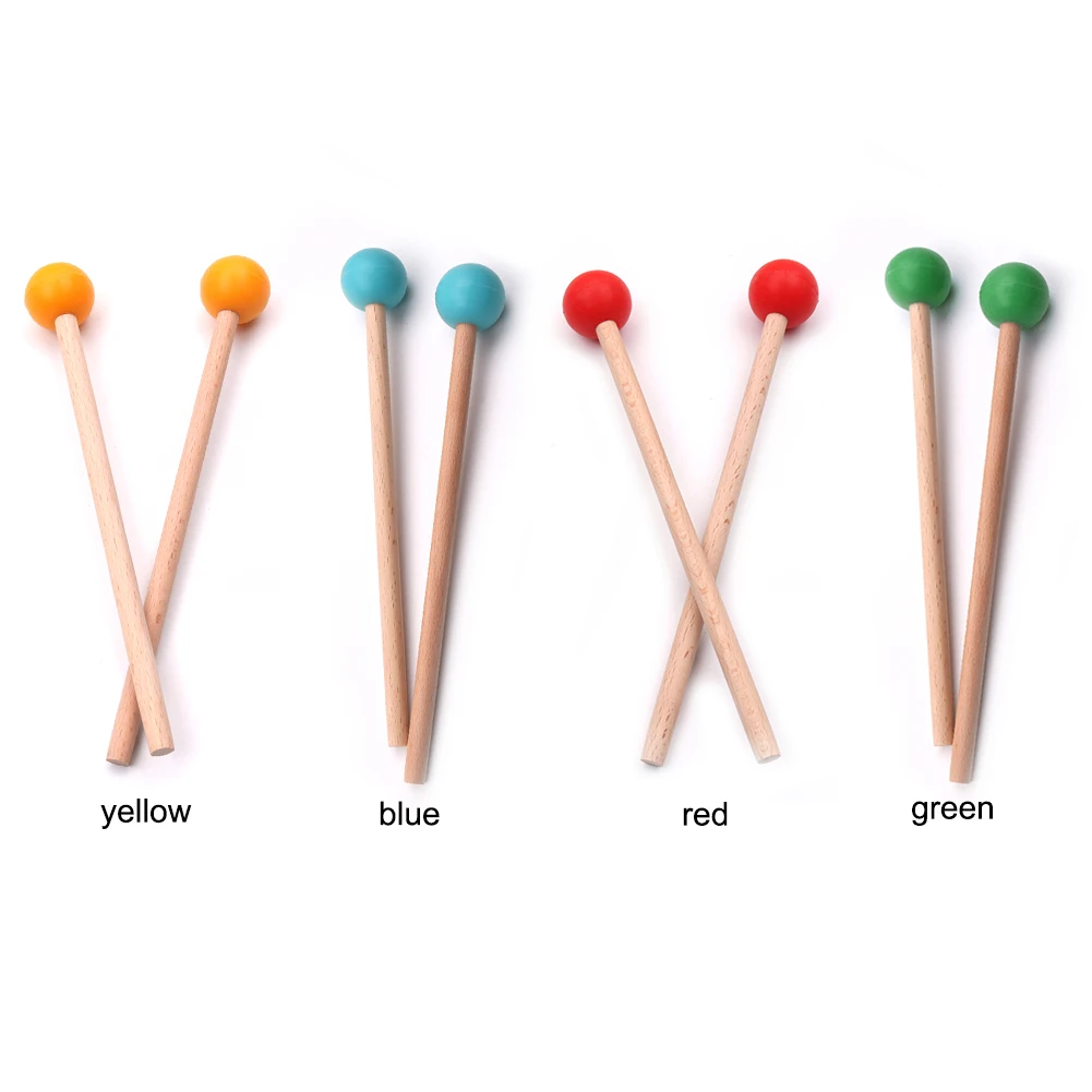 1 Pair Professional Tongue Drum Drumstick Xylophone Marimba Mallet for Kid Adult