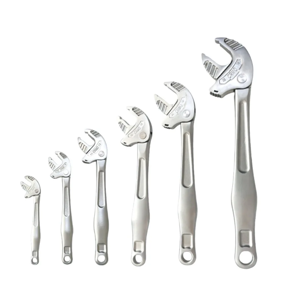 

Многофункциональный регулируемый трещоточный ключ-«краб» из хромомолибденовой стали, сверхмощный, с самоблокирующимся механизмом