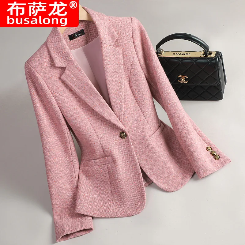 

2025New Stylish Fashion Suit Casual Women's Long Sleeve Professional Blazer Formal Jacket Workwear1655