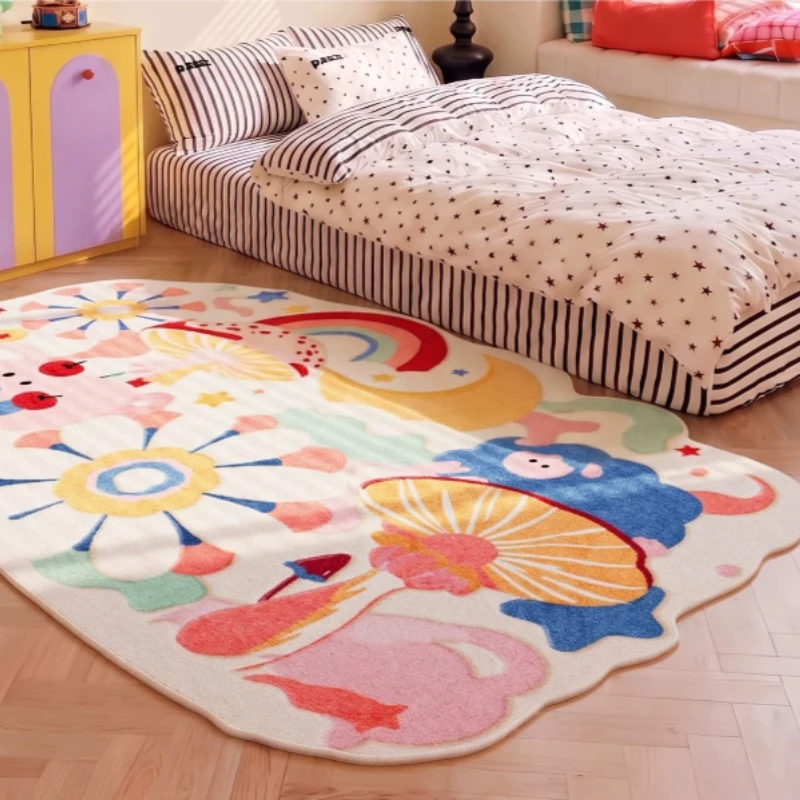 Unregelmäßig geformter Teppich – Home Decor Dopamine Bewertung und Preis