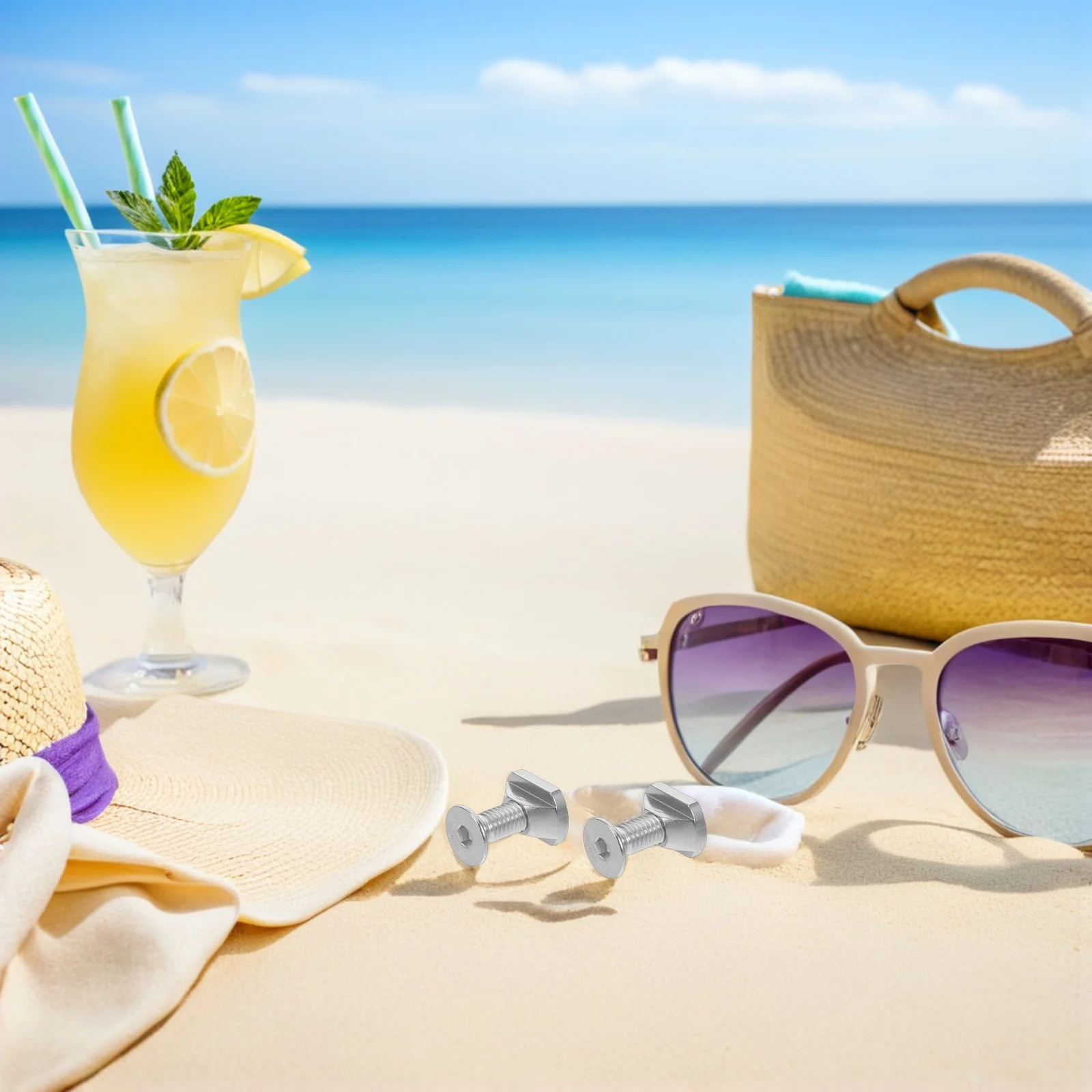 

4pcs Screw Set: M6 Stainless Steel T-Nuts With Socket Screws For Hydrofoil Track Mounting Sup Wing Foil Kiteboard