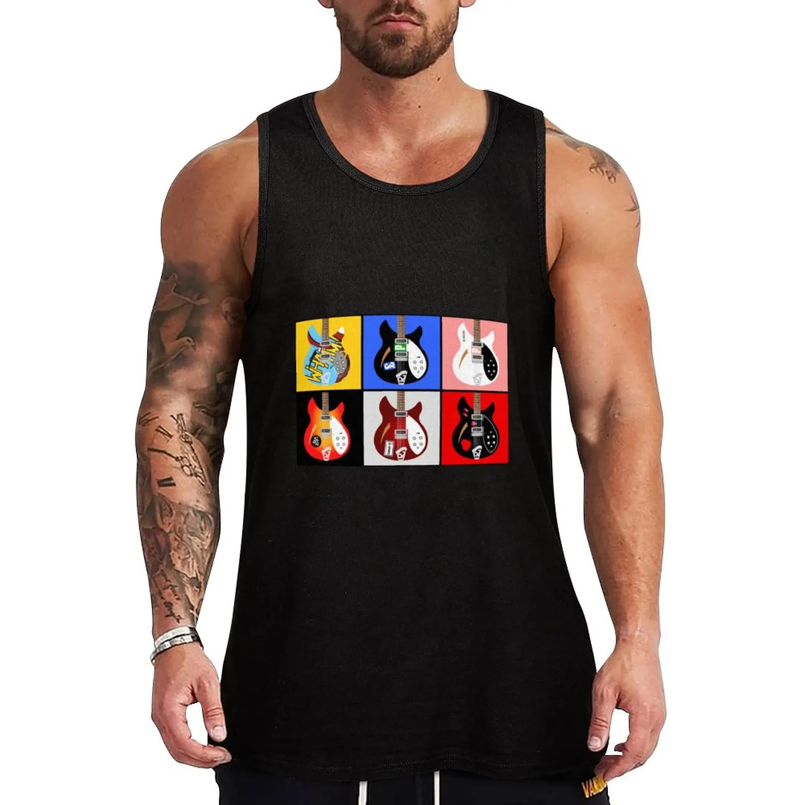 paul weller Tank Top bodybuilding t shirt anime gym bodybuilding t-shirt summer 2024