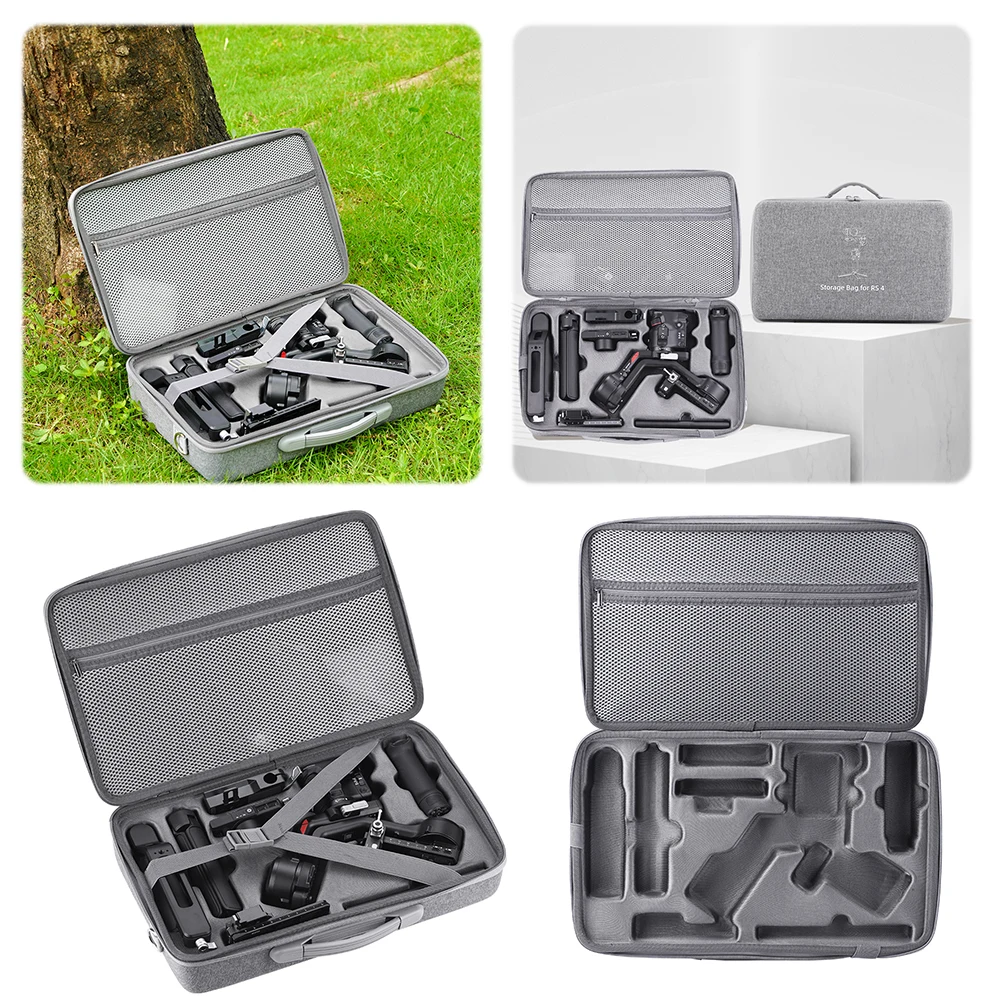 

Чехол для переноски, портативная сумка для хранения, защитный дорожный чехол от царапин для аксессуаров стабилизатора DJI RS 4 Gimbal