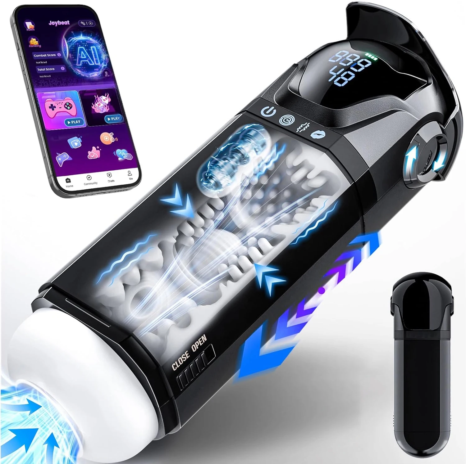 Automatic Sucking Male Masturbator Mens Sex Toys APP Control Penis Pump for Men 9 Sucking 9 Thrusting Male Sex Machine Sex Toy