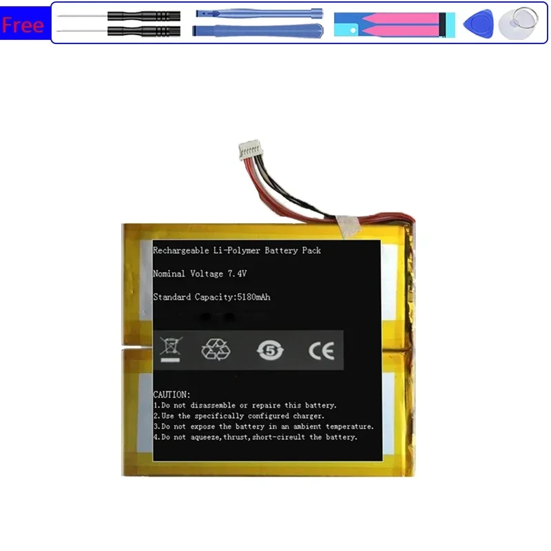 5180mAh Replacement Battery For Chuwi Hi10 X Tablet PC Accumulator 7-Wire Plug Batteria + Tools