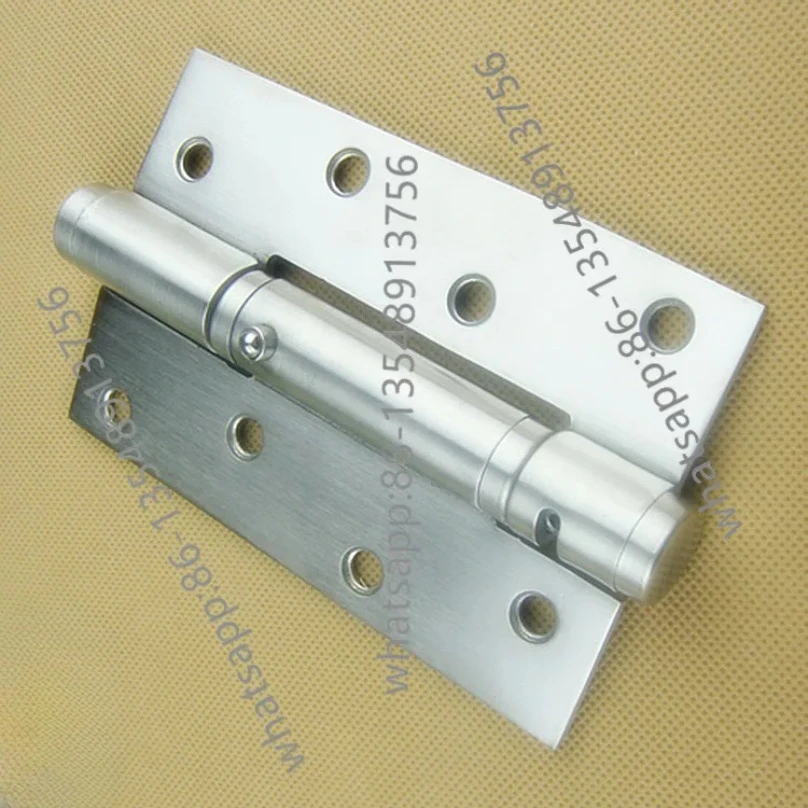 4 Inch Stainless Steel Invisible Door Self‑Closing Hinge Positioning Damping Buffer Door Hinge