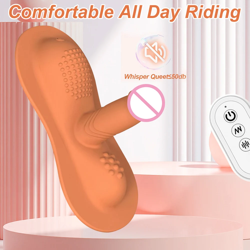 Cushion Style Female Dildo Vibrator Remote Control 10 Modes Clitoral Anal G-Spot Stimulator Female Masturbator Sex Toy for Woman - Image 6