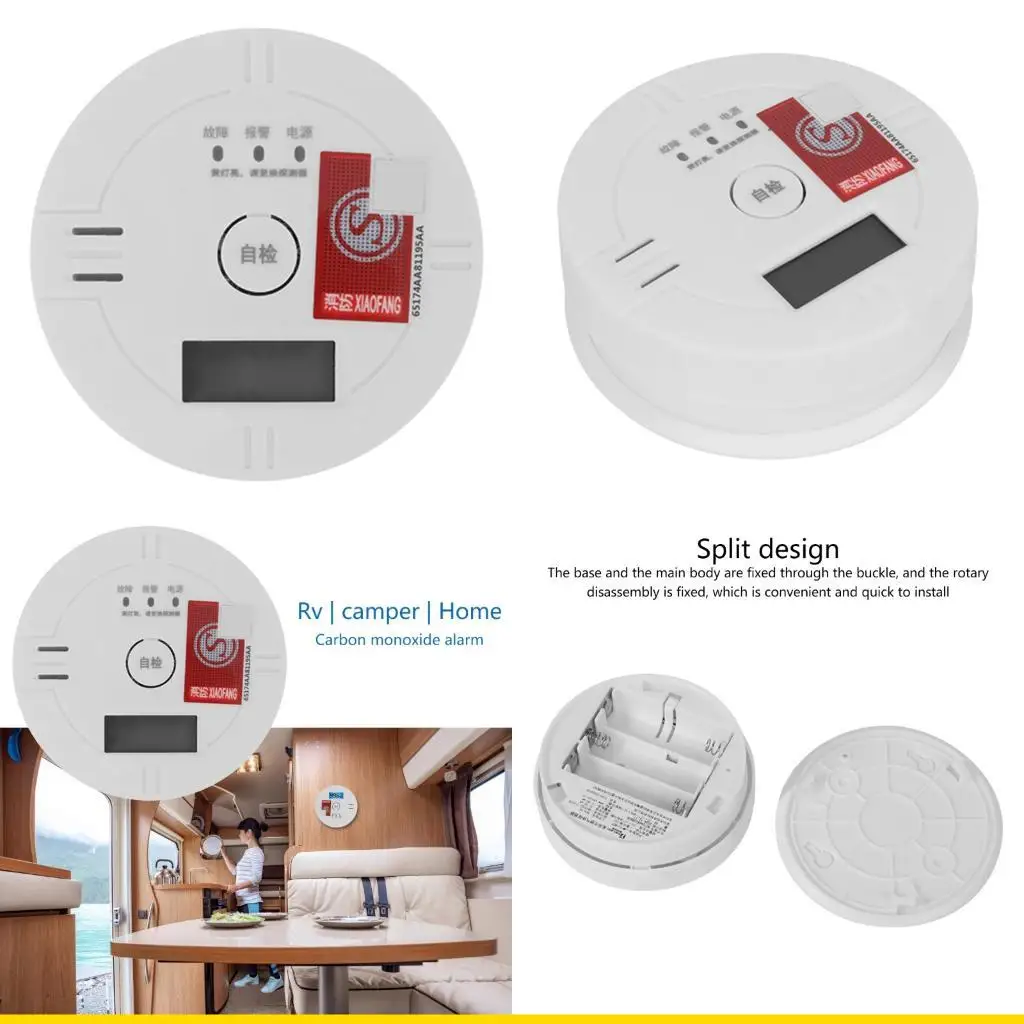 

SZCH Батарея, работающий на монокиси, монитор детектора угарного газа для домашней комнаты склады RVS Campers Trailer High Co