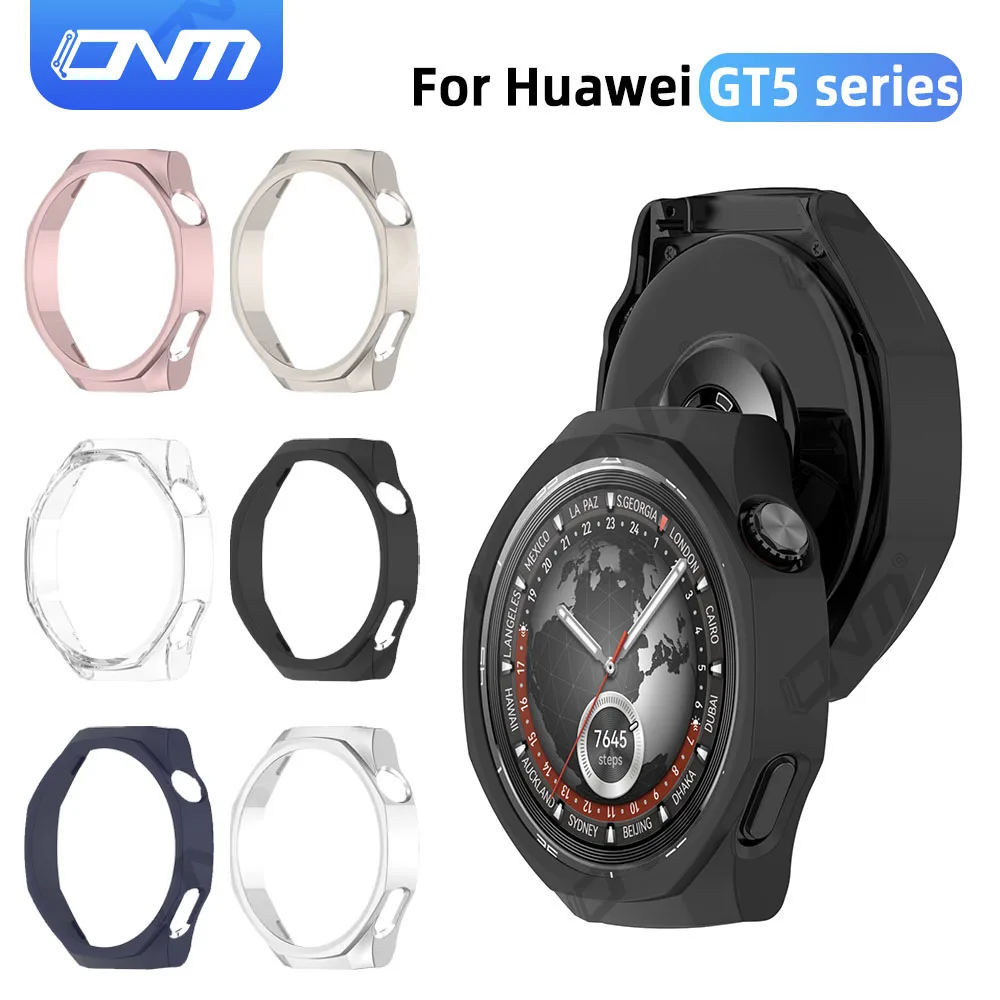 Case for Huawei Watch GT 5 Pro 41/42/46mm Smart Watch PC Hard Protective Cover Anti-scratch Bumper Shell Huawei GT5 Accessories