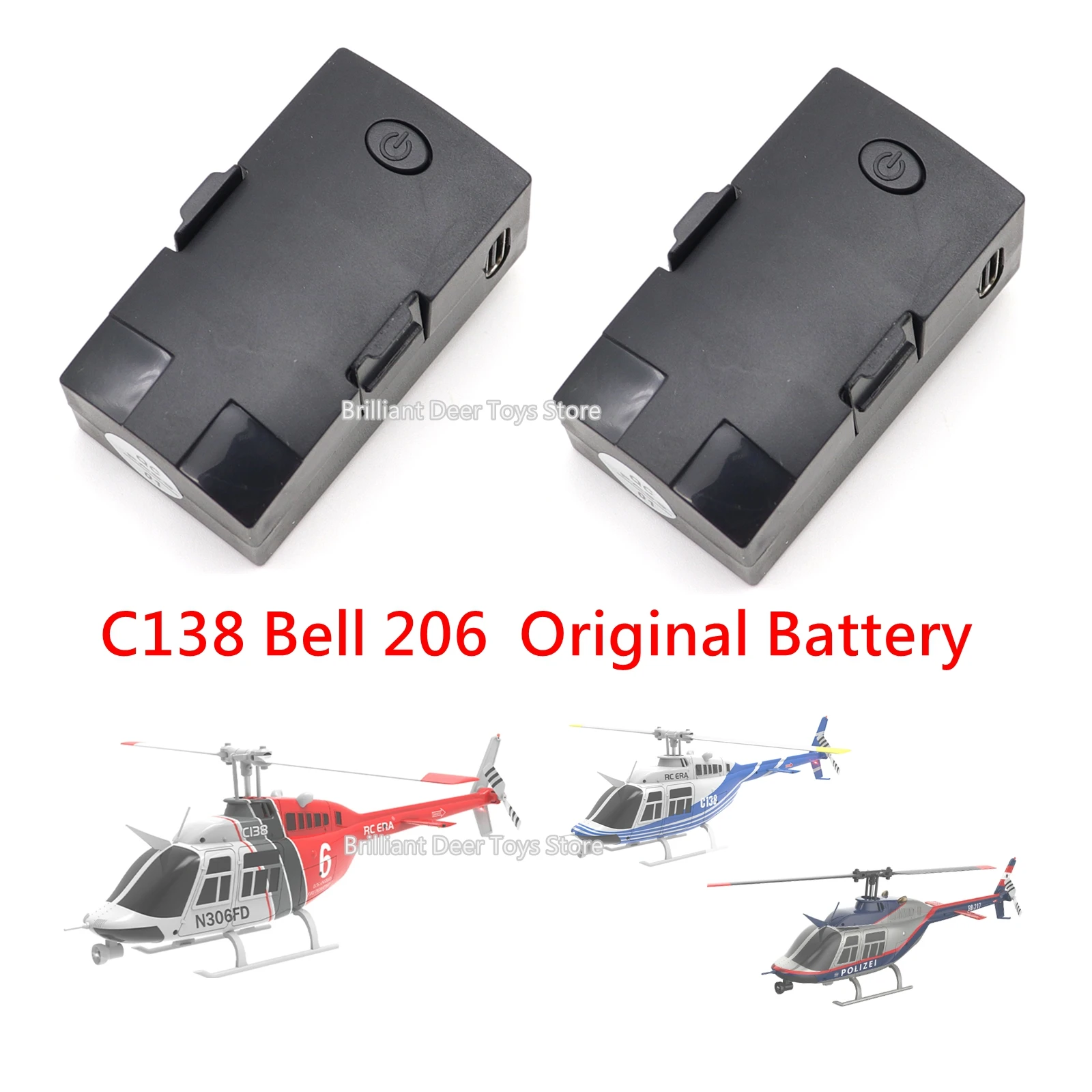 

RC ERA C138 Bell 206 Original Battery Accessories