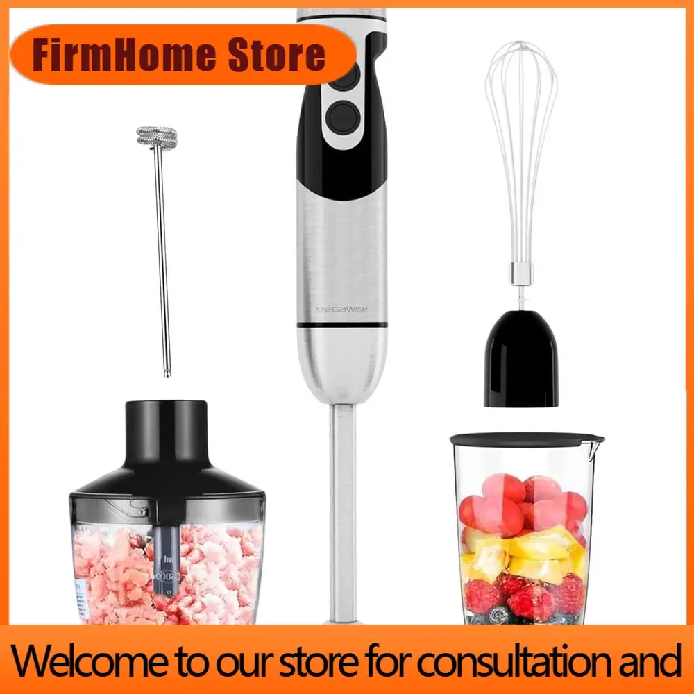FirmHome Store5-in-1 Titanium Enhanced Immersion Blender With 80% Power Efficiency And 12-Speed Options