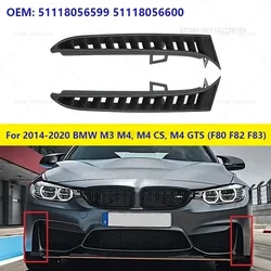 For 2014-2020 BMW M3 M4, M4 CS, M4 GTS (F80 F82 F83) Front Bumper Lower Side Grille 51118056599 51118056600