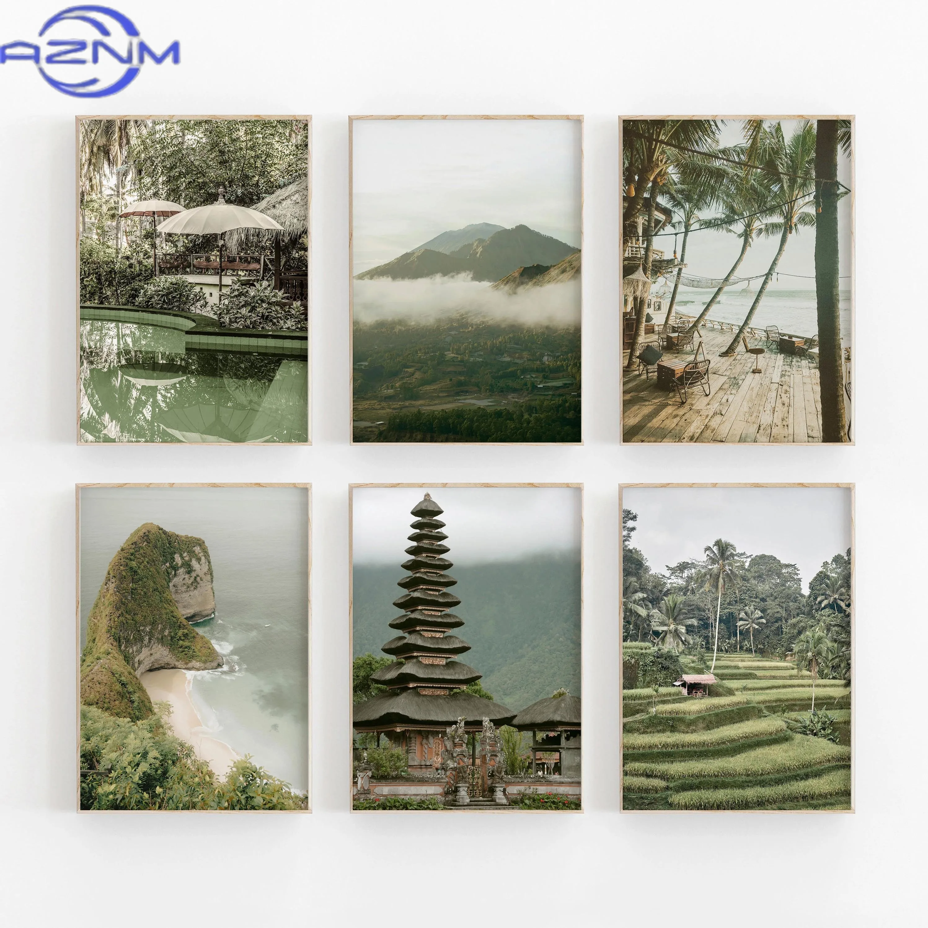 AZNM 1pc Bali Canvas Art Print - Home Office Bali review and price
