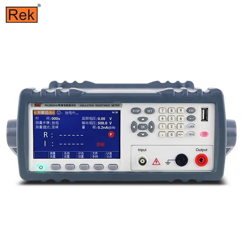 

Merrick RK2683AN Insulation Resistance Tester 2683BN Gigabit Resistance Tester 5T Ω Mega Ohm Digital Display Insulation