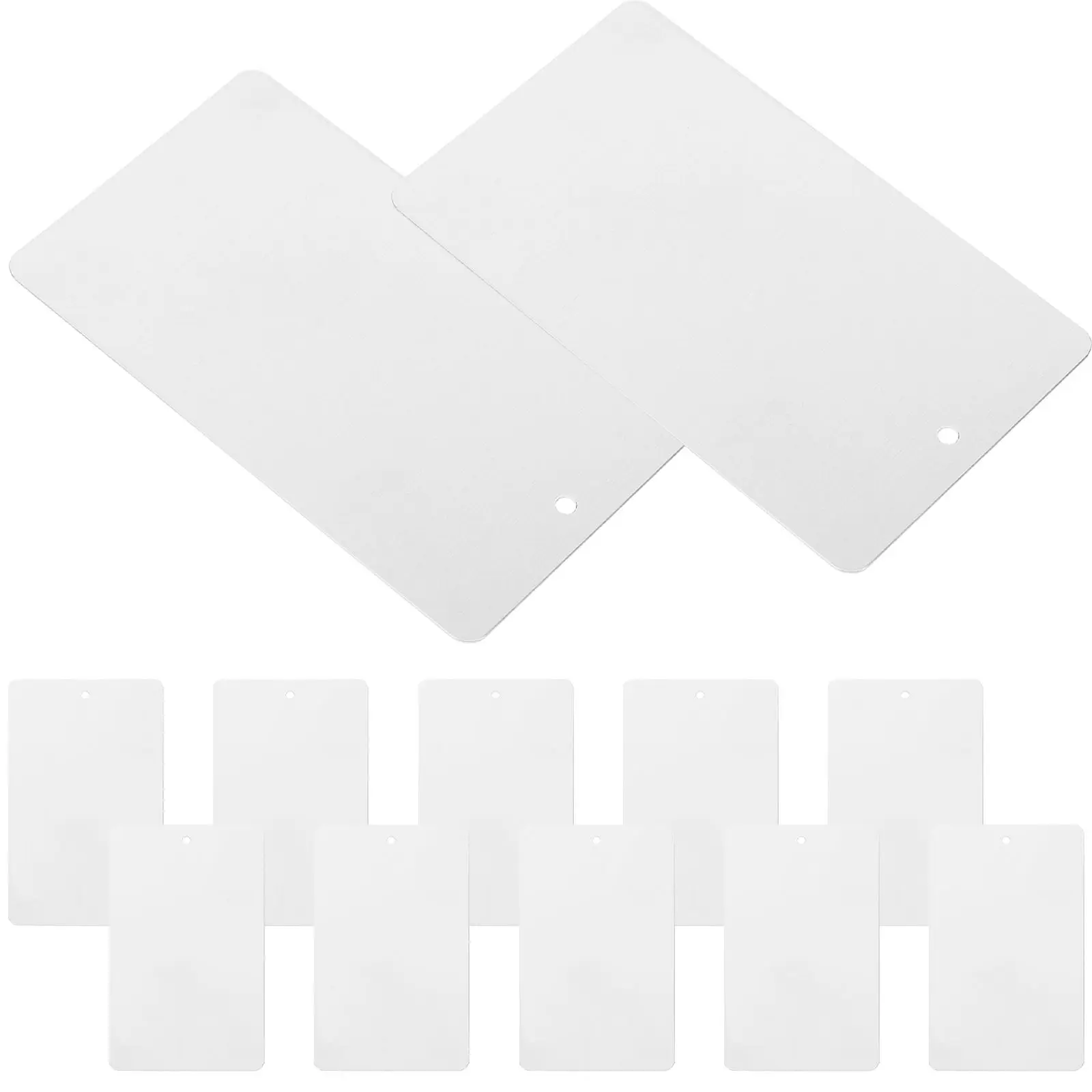 50 Pcs Aluminum Plant Labels Compact Lightweight Garden Markers Tree Tags Nursery Greenhouse Identifier Outdoor