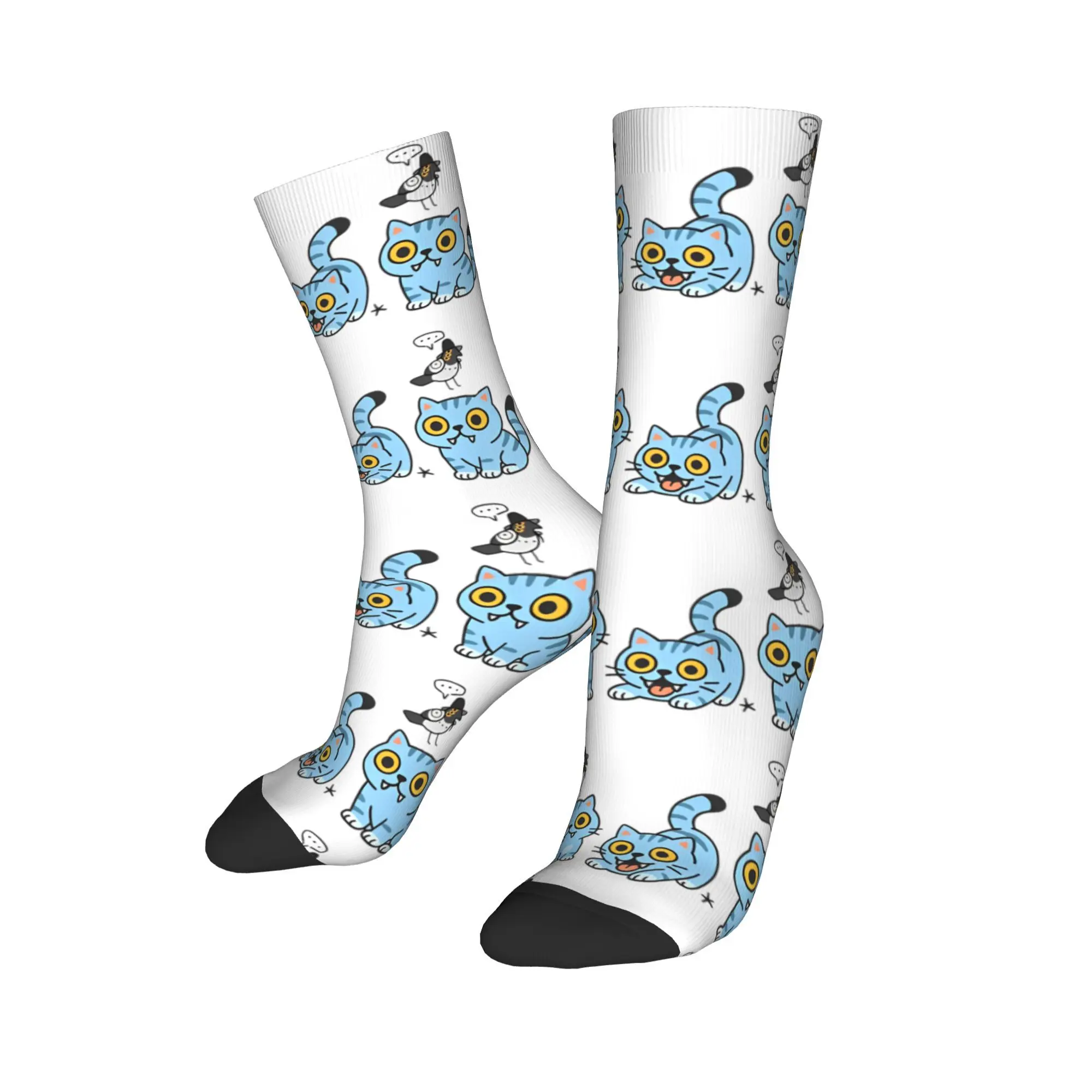 KPop Demon Hunters Socken Anti-Schweiß-Strümpfe Herren Atmungsaktive Outdoor-Socken Winter Casual Muster Socken