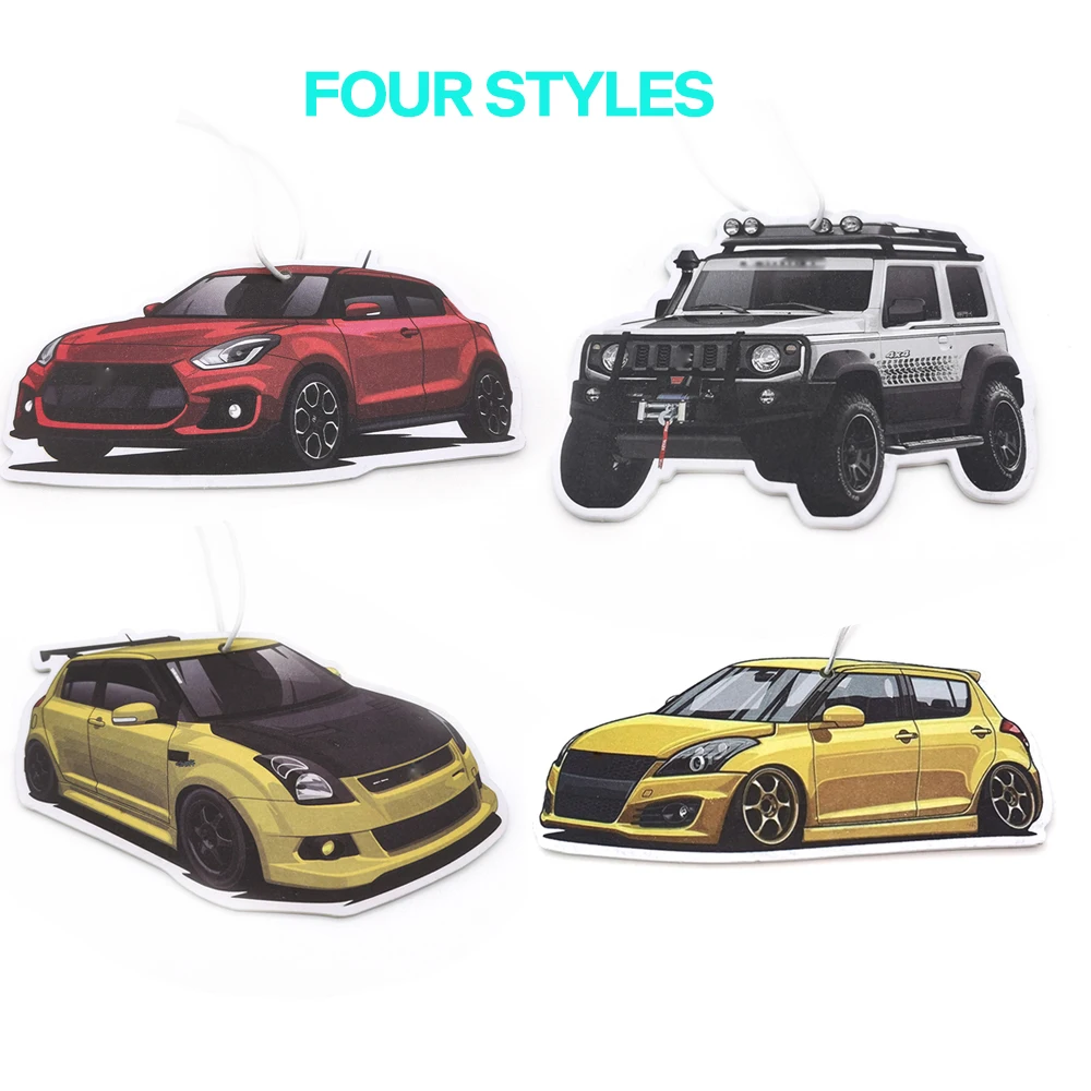 Newest Car Air Freshener Hanging Auto Rearview Mirror Perfume Pendant Solid Paper JDM For SUZUKI SUZUKI Jimmy SWIFT New SWIFT