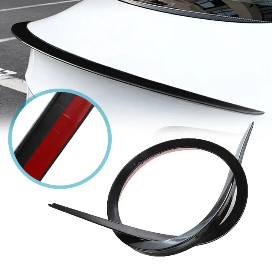 

1pc Car Decoration Styling Spoilers Tail Spoiler Trunk Wing Refit Spoiler Car Exterior Parts Universal Roof Spoiler 1.2M/1.5M