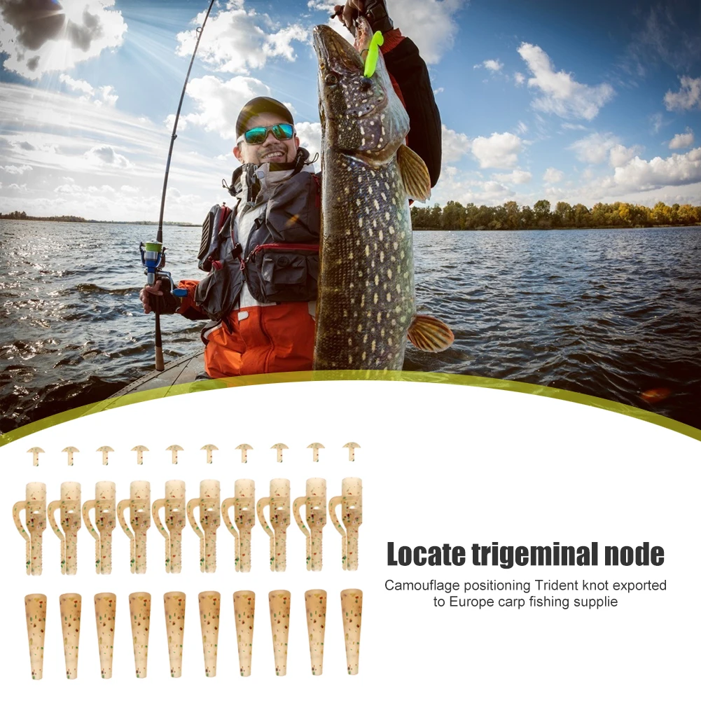 Carp Fishing Tackle - 10 buah klip pengaman terminal dengan