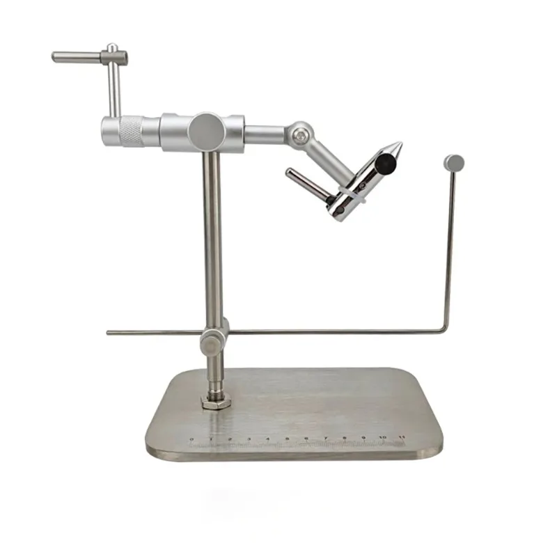 

Professional 360° Rotating Fly Tying Vise with Stainless Steel Base - Premium Fishing Hook Tying Tool