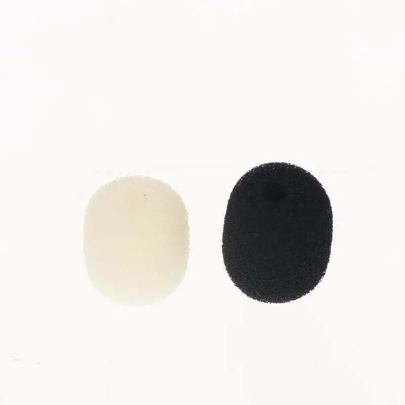 10Pcs Mini Mic Foam Covers Breathable Noise Cancelling Random Color Small Microphone Sponge for Stage Performance KTV