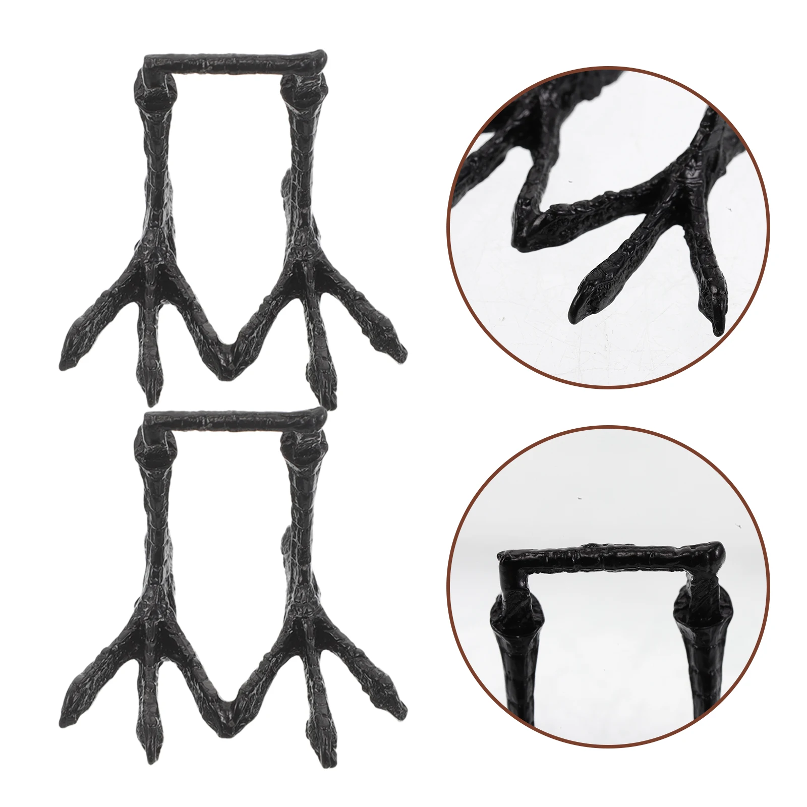 

9 Pcs Bird Statue Claws Feet for Decoration Birds DIY Iron Crafts Stuffed Animals