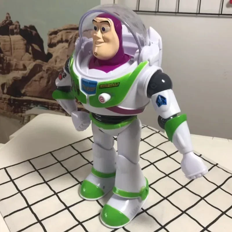 29cm Disney Toy Story 4 Buzz Astral spacer światło muzyczne ze skrzydłami lalka figurka zabawka urodziny prezenty świąteczne dla dzieci