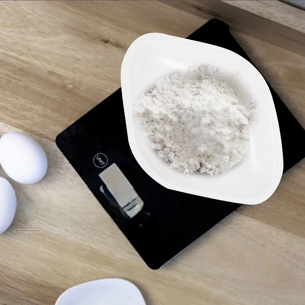 

10pcs Shaped Weighing Dishes 100ml Large Laboratory Equipment Portable Weighing Pans Storage Trays Measuring Boats