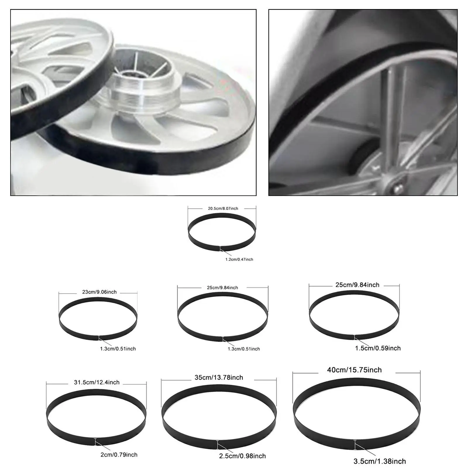 

Высококачественная резиновая противоскользящая сменная лента для ленточной пилы, колесо-ремень для деревообрабатывающего инструмента