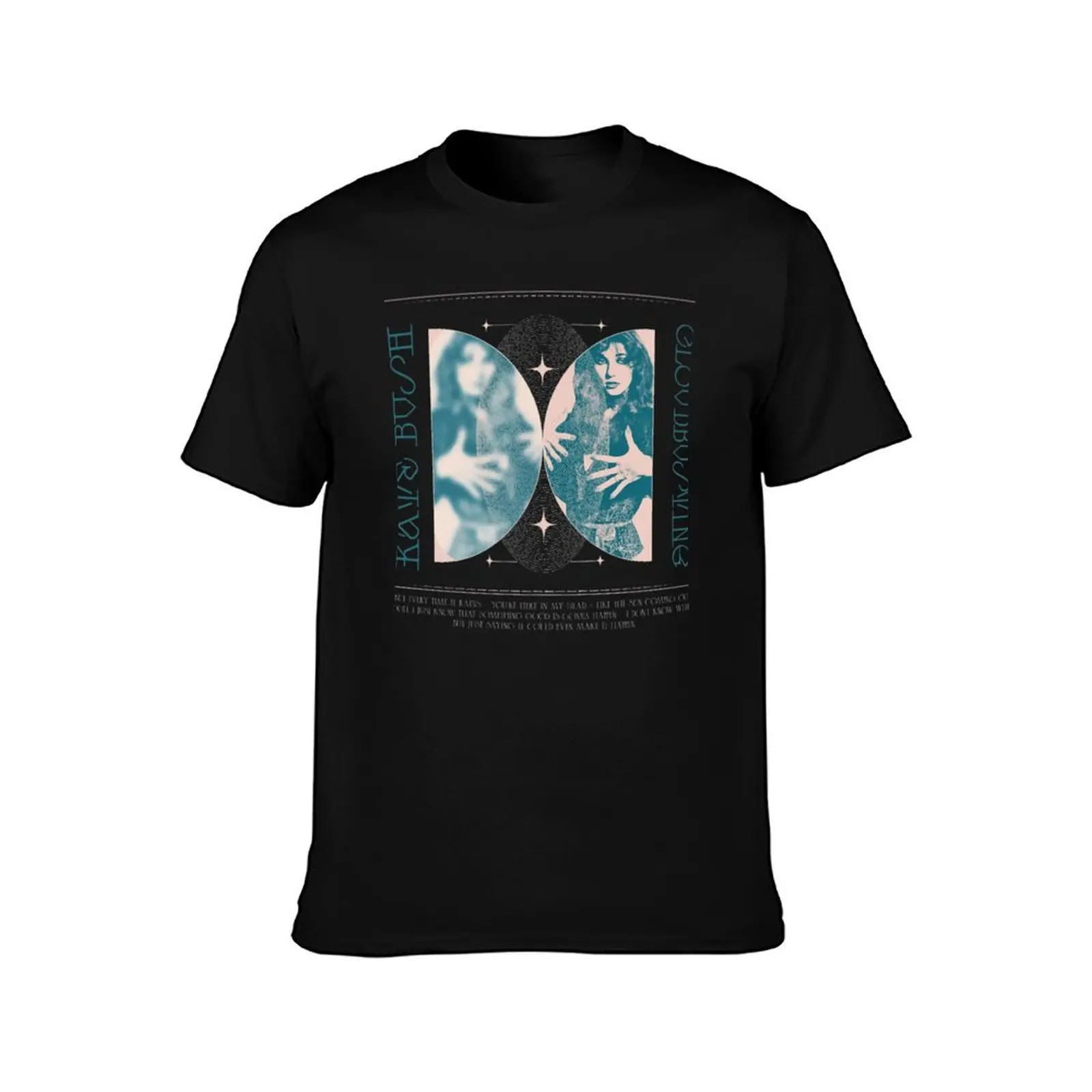 kátè music búsh Cloudbusting Aesthetic Style Fan Art T-Shirt Anti-Wrinkle Short Sleeve T-Shirt