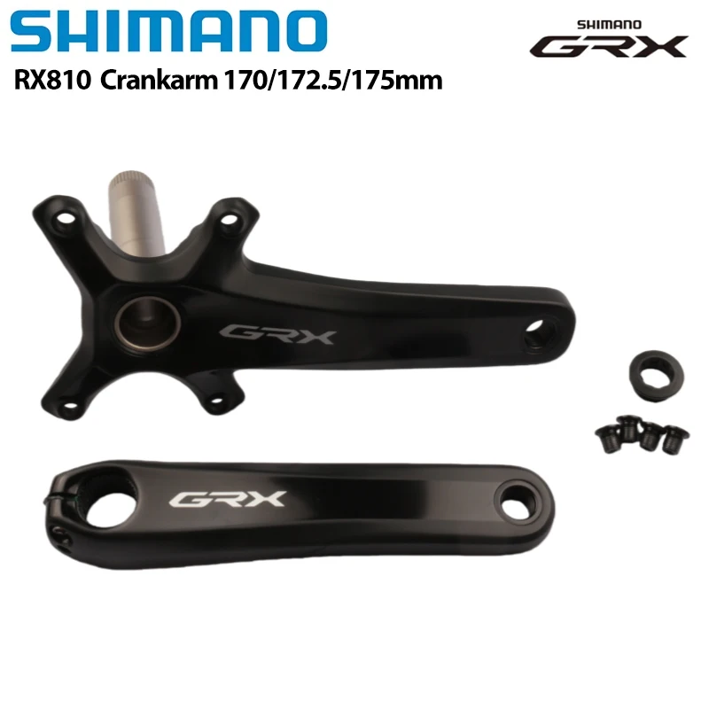

Кривошипы SHIMANO GRX RX810, 11 скоростей, 170 мм, 172.5 мм, 175 мм, для гравийного велосипеда, оригинальные велосипедные аксессуары