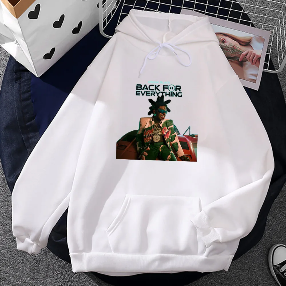 Kodak Black Back for Everthing Hoodies Hooded Winter Long Sleeve Unisex Sweatshirts Men Women Clothing Moletom Masculino Print