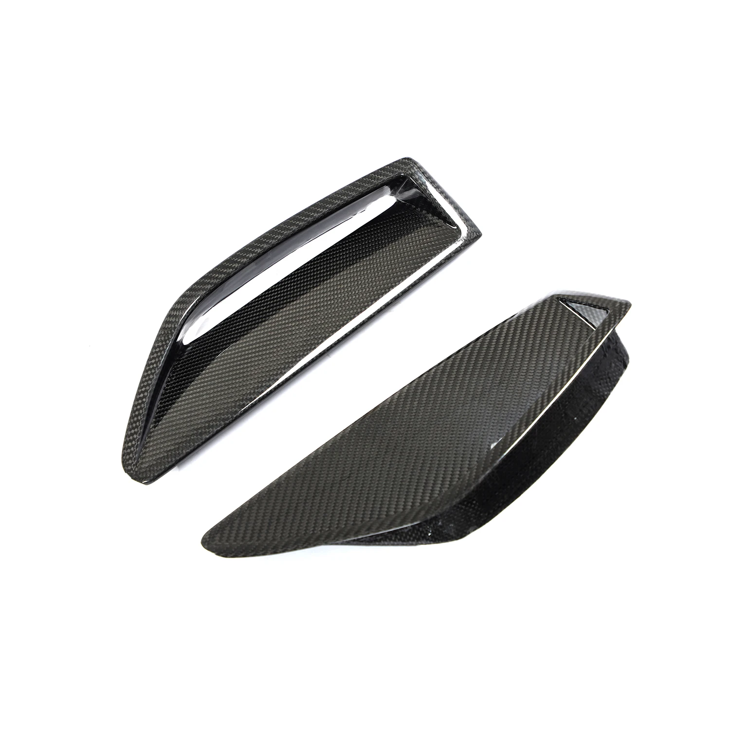 Suitable for Audi RS6 A6 C8 Avant-Garde Wagon 4 Door 2019-2021 Dry Carbon Fiber RS6 Front Bumper Spoon