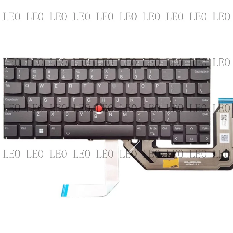MY New US Backlit Keyboard Grey For ThinkPad X13 Gen 4 X13 Yoga Gen 4 Laptop