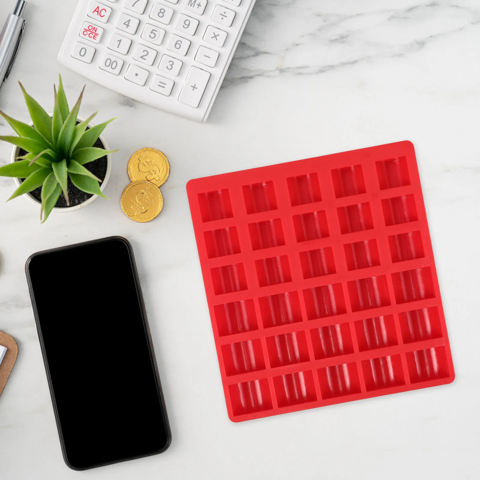 

2Pcs Coin Counting Tray Plastic Organizer Multi-Slot Coin Holder Supermarket Cashier Storage Box Change Holder for Coins
