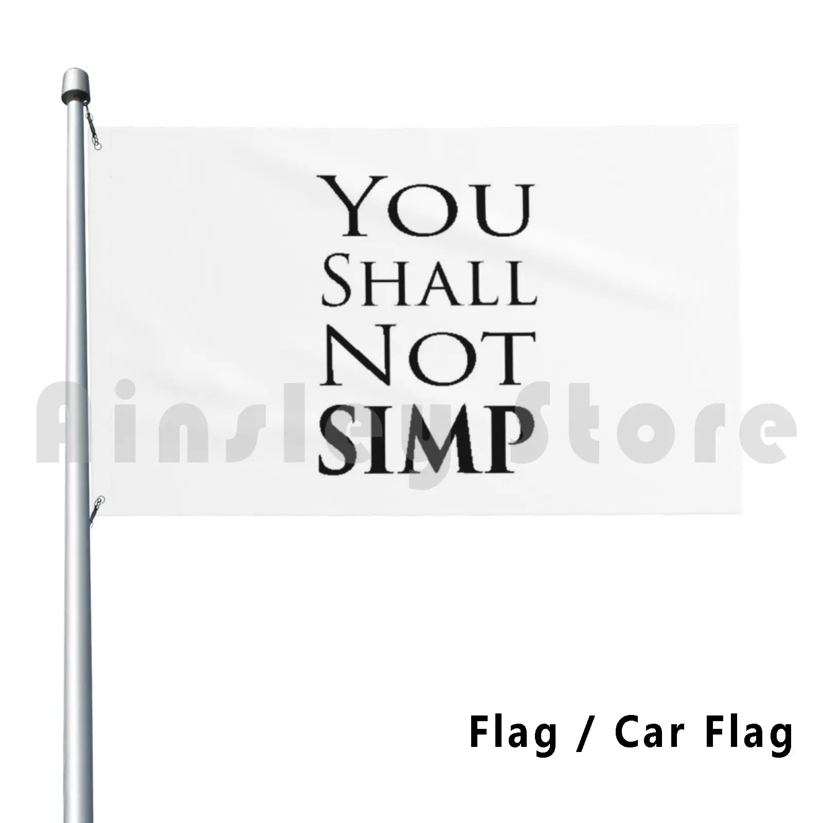 You Shall Not Simp Outdoor Decor Flag Car Flag Simp Shall Not Sargon Akkad Paul Joseph Watson Pewdiepie 4chan