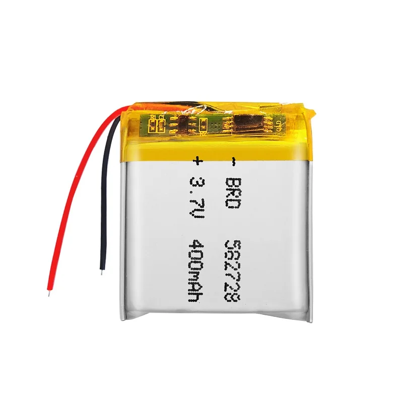 582728 400mAh 3.7V Li-po Rechargeable Lithium Polymer Battery For MP3 MP4 GPS Toy Bluetooth Headset Speaker Smart Watch LED Lamp