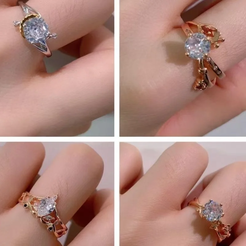 Anillos de cosplay de Tears Of Themis, Luke Pearce, Artem Wing, Vyn Richter, Marius Von Hagen, anillo de boda abierto, regalos de Navidad y Año Nuevo