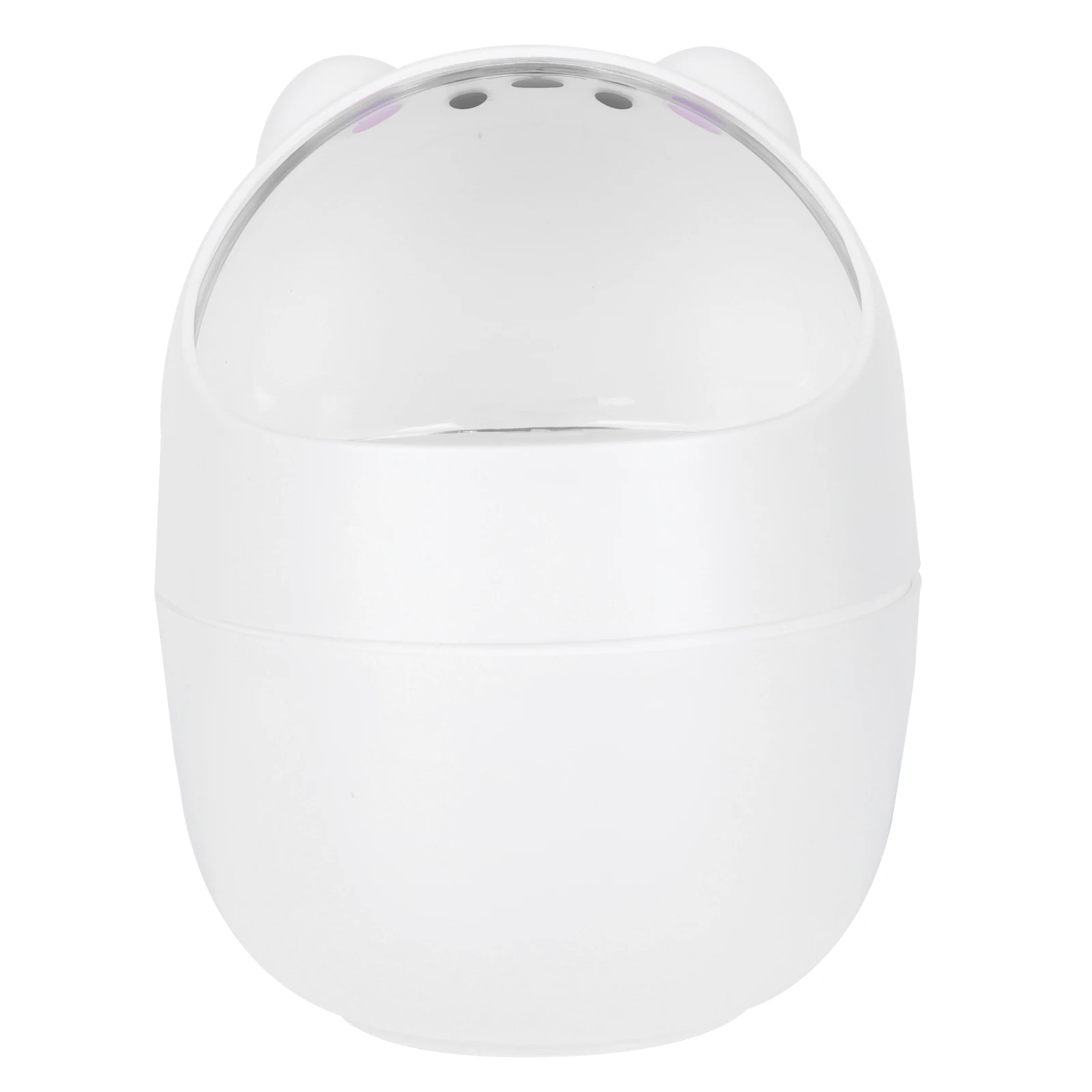 

Trash Can Mini Desktop Waste Basket Plastic Garbage Container Office Bathroom Environmentally Friendly Lid Rubbish Bin
